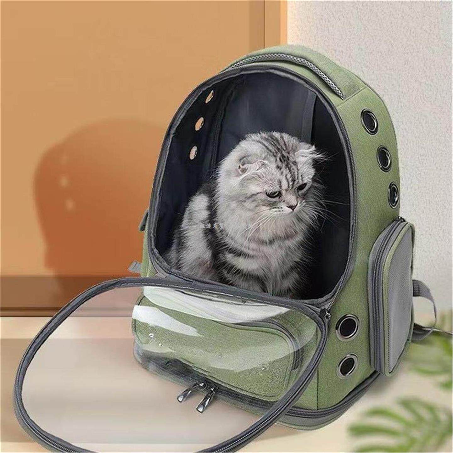 猫包便携猫背包透明太空舱双肩狗狗外出包旅行小型宠物包大容量