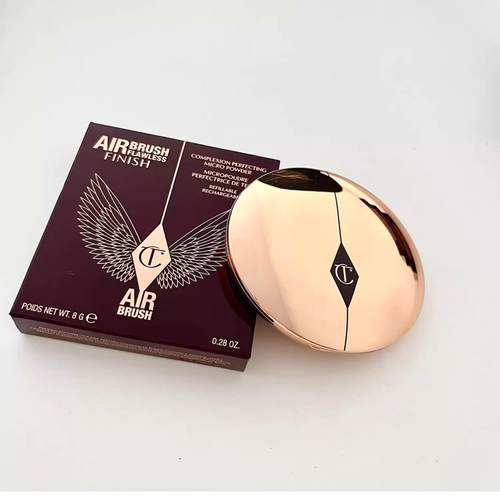 CT粉饼Charlotte Tilbury蜜粉饼01 00白月光定妆持久控油柔焦遮瑕