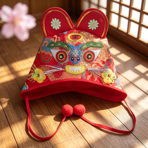 婴幼儿老虎帽中国风婴儿老虎帽