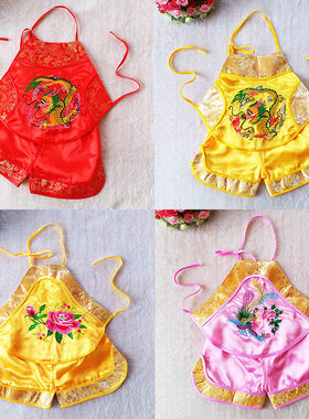宝宝肚兜龙凤拍照服装