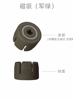 现货户外露营GZ磁吸底座通用配件适配goalzero灯拓展三脚展连接件