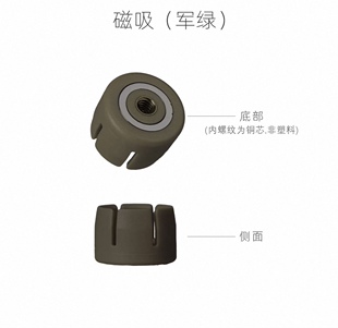 现货户外露营GZ磁吸底座通用配件适配goalzero灯拓展三脚展连接件