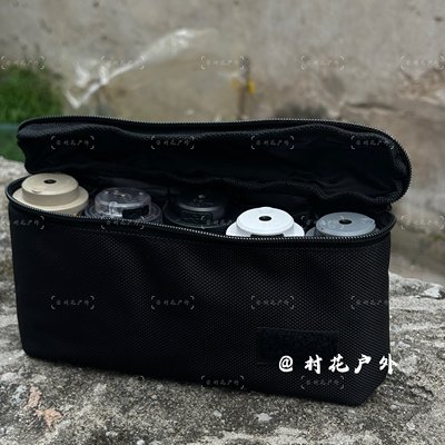 户外露营38explore灯黑化防污防震gz灯分隔层收纳包户外保护套