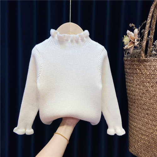 柔软高弹力针织衫女童多色可选