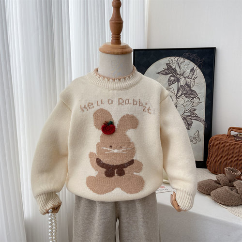 舒适保暖一体绒毛衣三色可选