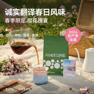 2026新产季 重磅上新 Fisher 咖啡豆 春日限定樱花瑰夏手冲意式