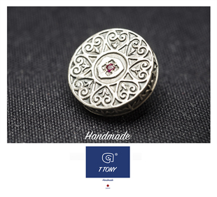 TTONY东征之章leica徕卡m11宝石快门按钮日本手工银饰定制限量