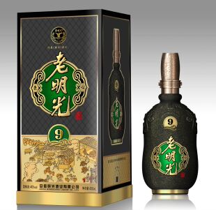 明光老明光酒 绵柔型白酒 九年陈 450ml 40度单瓶 可整箱发