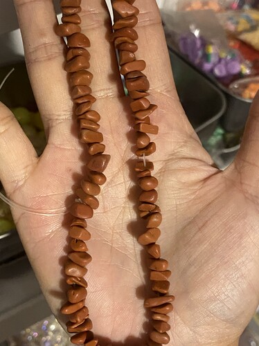 天然黄砂石 7-9  米水晶碎石发财树材料 随型串珠有孔