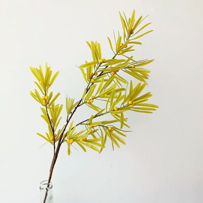 美式田园浆果 仿真圣诞浆果 绿色果子 样板间中式假果 影楼拍摄花