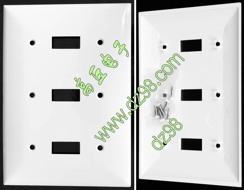 Ô×°³ö¿Ú 115x164 °×É« 3λ 3¿ª ǽ±Ú ¿ª¹Ø Ãæ°å ¼Ò×°Ãæ°å ÃÀ±ê