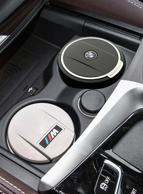 专用于宝马525Li 530Li GT630i车载烟灰缸M运动LED发光多功能神器