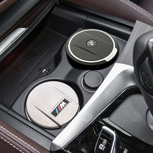 专用于宝马525Li 530Li GT630i车载烟灰缸M运动LED发光多功能神器