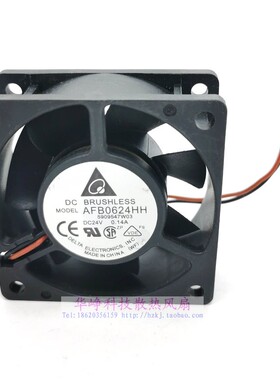 AFB0624H Delta/台达 6025 24V 0.14A散热风扇