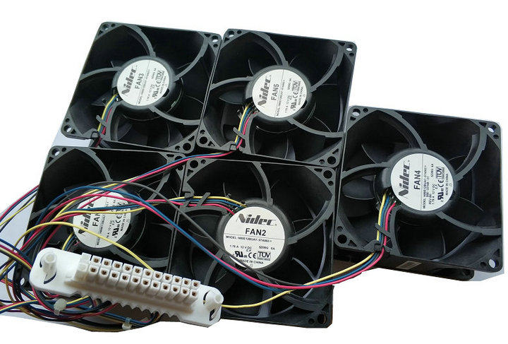 全新NIDEC H80E12BUA7-57A063 QFR0812UHE 3945路由器风扇4线8CM