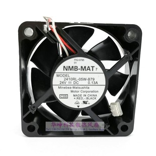 b70 b69 24V 05W 0.13A散热风扇 6025 B79 NMB 2410RL B60全新原装