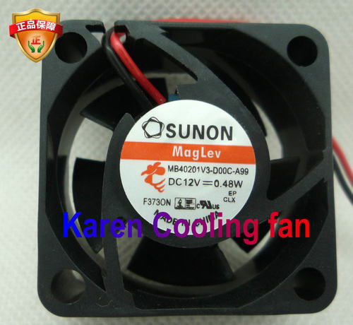 MB40201V3-D00C-A99全新sunon建准4020 12V 0.48W散热风扇4CM静音