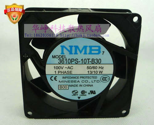 全新原装NMB 9225 100V 13/10W 3610PS-10T-B30 交流散热风扇