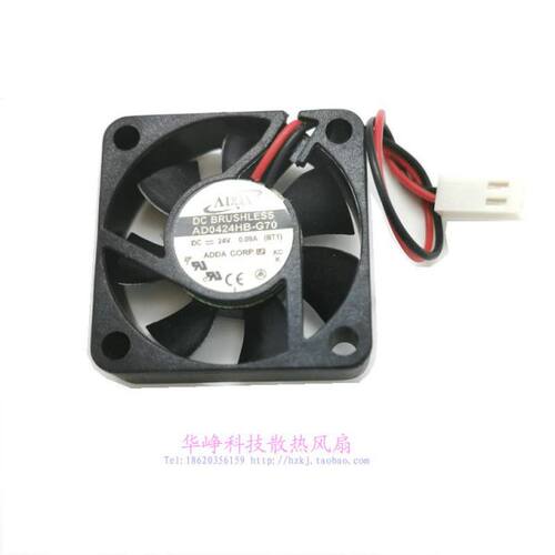 AD0424HB-G70全新原装ADDA 24V 0.09A散热风扇4CM2线