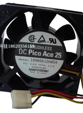 原装Sanyo/三洋 6025 DC12V 0.11a 109R0612H459 散热风扇