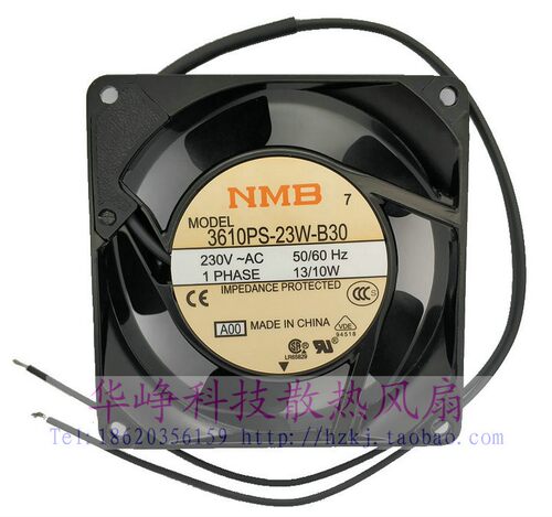 3610PS-23W-B30全新原装NMB 9225 230v交流散热风扇9CM/厘米2引线