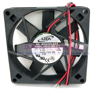 热销推荐全新原装ADDA 8015 24V 0.14A AD0824HB-D71散热风扇 8CM