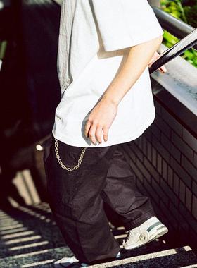 CITYDIVE 复古阔腿薄款休闲裤西裤 男女街头潮流工装Cityboy