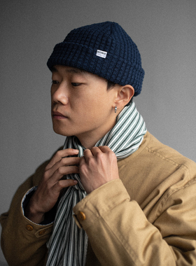 CITYDIVE Watch Cap 澳棉纯棉美式复古海军冷帽针织帽