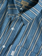 Stripes Pocket Shirt CITYDIVE 复古蓝白条纹水洗质感平纹衬衫
