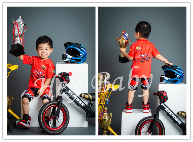 儿童平衡车骑行服超级飞侠上衣