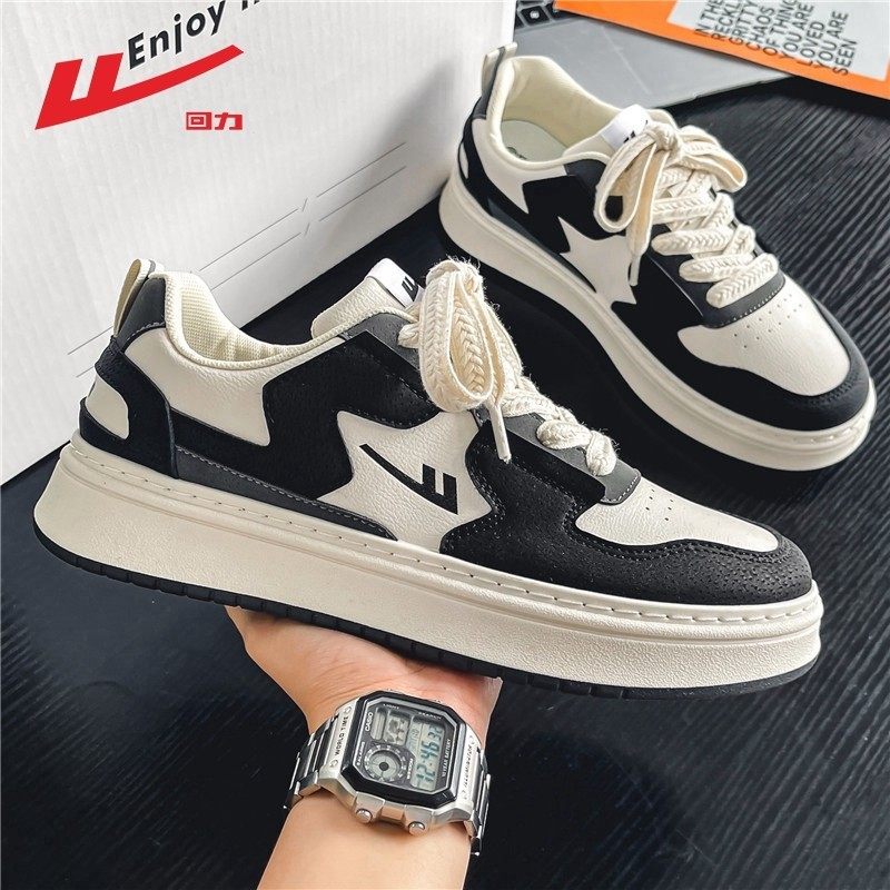 回力板鞋男款2025秋季透气新款青少年运动休闲减震增高百搭板鞋男,流行男鞋,休闲板鞋,淘宝优惠券,粉丝福利购,淘宝优惠卷