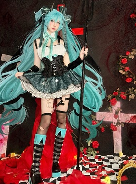 02初音未来MIKU小浣熊鞋子Cos鞋子定制Cosplay靴子游戏动漫道具