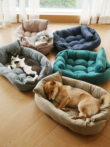 Собачья гнездо домашнее животное спящее кошачье кошачье диван диван с борьбой с маленькой и средней собачьей гнездо