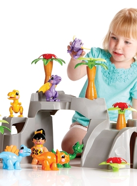 Tolo儿童恐龙公仔玩偶卡通可爱娃娃仿真动物玩具关节可活动防摔23