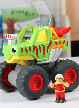 英国wow惊奇儿童玩具车大脚怪赛车麦克宝宝惯性车结实耐摔2-6岁