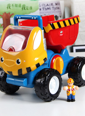 英国wow惊奇儿童惯性玩具车塑胶工程翻斗车结实耐摔2-6岁送礼