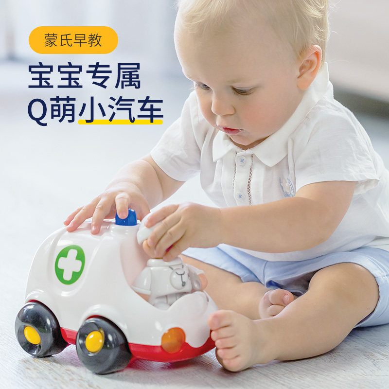 tolo儿童玩具车救护车小汽车滑行