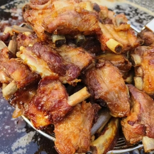 会宁喜意浓腌缸肉甘肃特产腌缸排骨农家肉炒菜化开即食4斤包邮