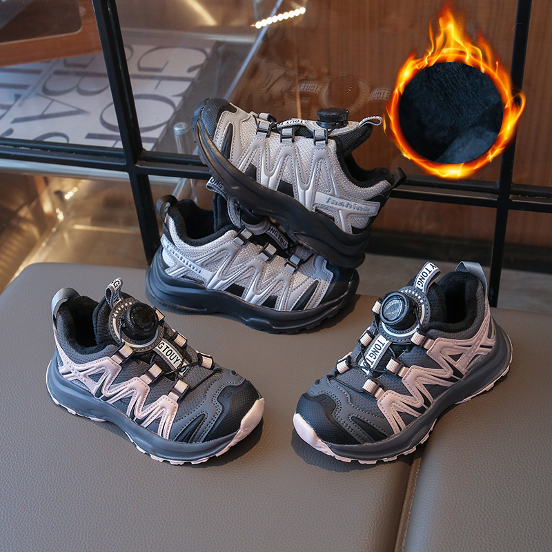 旋转扣儿童鞋2025年冬季新款