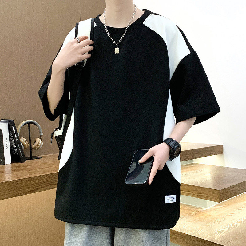 2025夏季新款休闲男T恤TX8016小码P25大码P28货源充足,男装T恤,星座1106-2（原1111B）