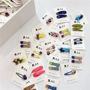 Shinyee▲Rae 第七期 独立设计师品牌 儿童手工发夹 海岛小花发饰