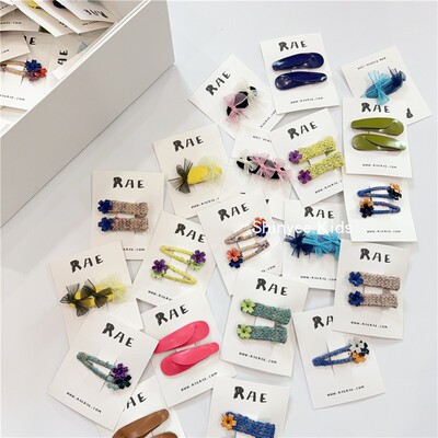 Shinyee▲Rae 第七期 独立设计师品牌 儿童手工发夹 海岛小花发饰