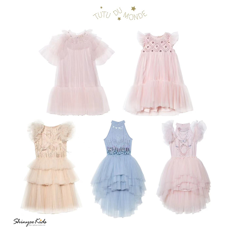 tutudumonde儿童连衣裙礼服