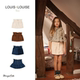 louise Shinyee louis aw23儿童灯芯绒半裙女童裙子牛仔短裙