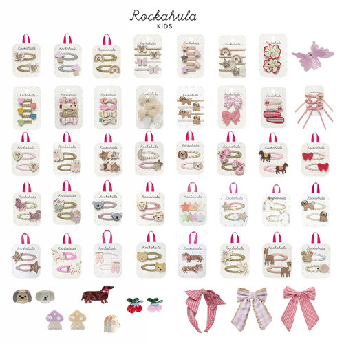 85Z Shinyee▲rockahula aw26秋冬款女童可爱手工发夹蝴蝶结发饰