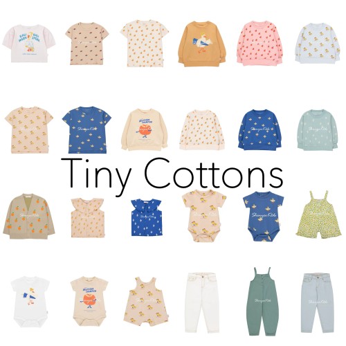 3折清仓 tiny cottons 春夏儿童短袖T恤卫衣衬衫开衫休闲裤背带裤