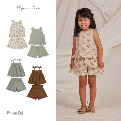 ryleeandcru儿童吊带衫短裤