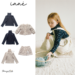 半裙法式 Shinyee T恤打底衫 aw25女童长袖 碎花外套棉服 inne