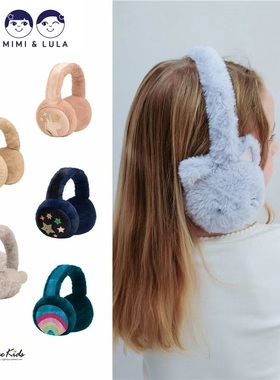 Shinyee▲mimi lula aw25秋冬新款儿童可爱防寒毛绒耳罩保暖耳套
