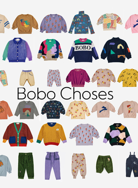 4Z清仓 bobo choses儿童针织衫毛衣开衫卫衣T恤休闲裤背带裤长裤